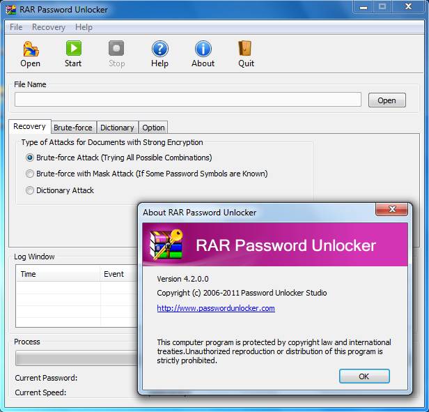 rar password unlocker 4.2.0.0